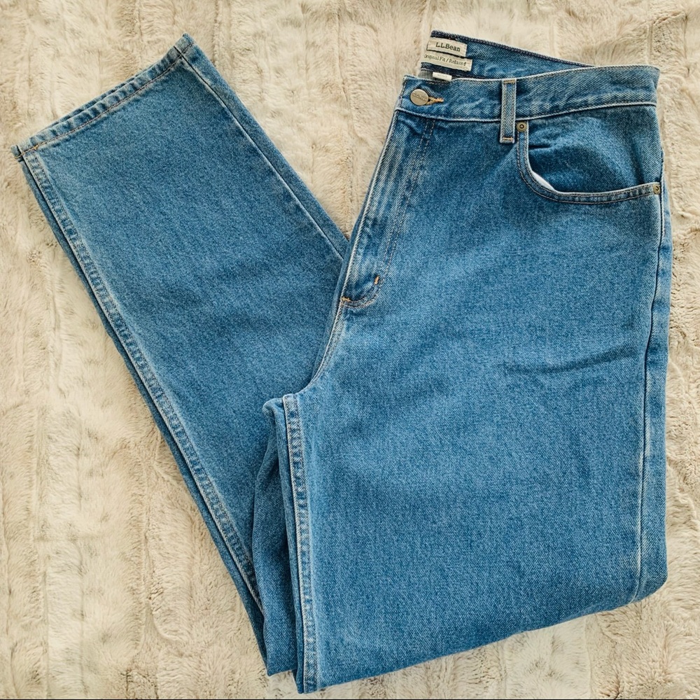 Vintage LL Bean Blue Straight Leg Women’s Jeans